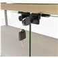 Showcase table with locking display