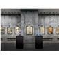 Museum pedestal display case is dust and moisture resistant