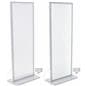 27.5 inch wide LED floor sign totem stand