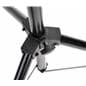 TV tripod mount with tool-free height adjustment knob