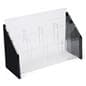 Leaflet holder with clear pockets