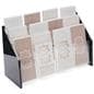 Leaflet holder with 12 pockets