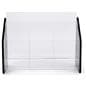 Recycled acrylic leaflet display designed to fit standard brochures