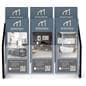 Recycled acrylic leaflet display for brochures