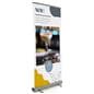 Custom printed retractable banners with DIY design feature