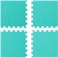 Interlocking foam flooring comes in a set of 25 tiles