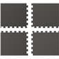 Interlocking foam flooring comes in a set of 25 tiles