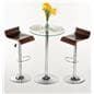 Glass High Top Table and Chairs