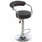Black Hydraulic Bar Stool and Table Set is Height Adjustable