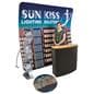 Curved exhibit booth backwall set with large format graphics