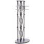 Inline exhibit booth kit with TV stand