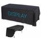 10' trade show booth kit with 1 color imprint on black table cover