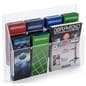 10' trade show booth kit with 8 pocket clear acrylic brochure holder