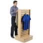 MDF Wood Slatwall Panel Kiosk