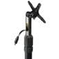 TV Mount Pole with Built-In Cable Management