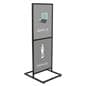 Floor Standing Double Tier 22" x 28" Poster Stand 
