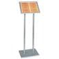 Poster Stand Holds 17" x 11" Signage