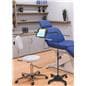 L-arm adjustable tablet holder with portable functionality 