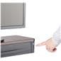 Monitor stand features preset 15 minute sanitization 