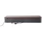 UVC disinfecting monitor stand with cord management
