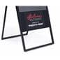 Removable no adhesive vinyl sign with custom graphics