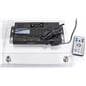 Countertop digital sign display with magazine holder with SD card or USB, HDMI or 3.5mm AV cable inputs