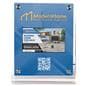 8.5in by 10.375in custom printed replacement graphic for UVDG85P1711 digital sign