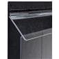 Durable outdoor 3-pocket trifold flip-top printed brochure box