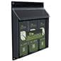 Personalized outdoor 3-pocket trifold flip-top printed brochure box