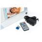 Countertop brochure holder with video screen with remote and USB dongle