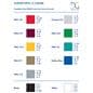 Vinyl color chart