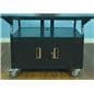 Flat Screen Cart with Large Top Shelf