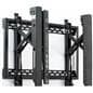 3x3 LCD video wall TV mounting system with 9 VWM64ECO brackets