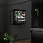 LED wall showcase mounted on a wall