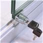 Wall LED Display Cabinet with Plunger Lock