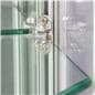 Wall Mounted LED Showcase with Padded Clips
