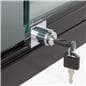 Locking Illuminated Wall Display Cabinet