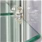 Wall Case: Is Securely Mounted w/Two Z-Bar Mounts