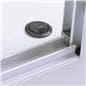 Wall Mounted Display Cabinet with LED Lights & Rocker Switch 