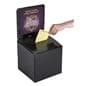 Black Cardboard Entry Box with Removable Header