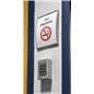 Door Sign For 6"w x 7-1/2"h Graphics (Silver Finish)