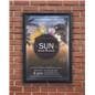 Outdoor 20 x 30 black weather resistant snap frame