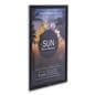 Slim profile 20 x 30 black weather resistant snap frame