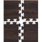 Dark Oak Interlocking Wood Floor Mats, EVA Foam