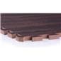 Dark Oak Interlocking Wood Floor Mats - Non-Toxic & Odor Free