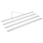 Wood magnetic poster hanger with four magnetic rails