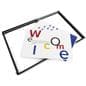 Free standing corner sign frame and two 1 sided inserts included in kit 