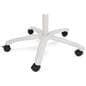 Mobile dry erase board with locking wheels