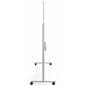Slim-profile whiteboard with wheels