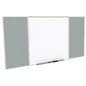 Whiteboard with tack board is built for years of use 